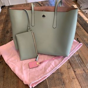 Kate Spade Molly Tote NWT, pistachio green